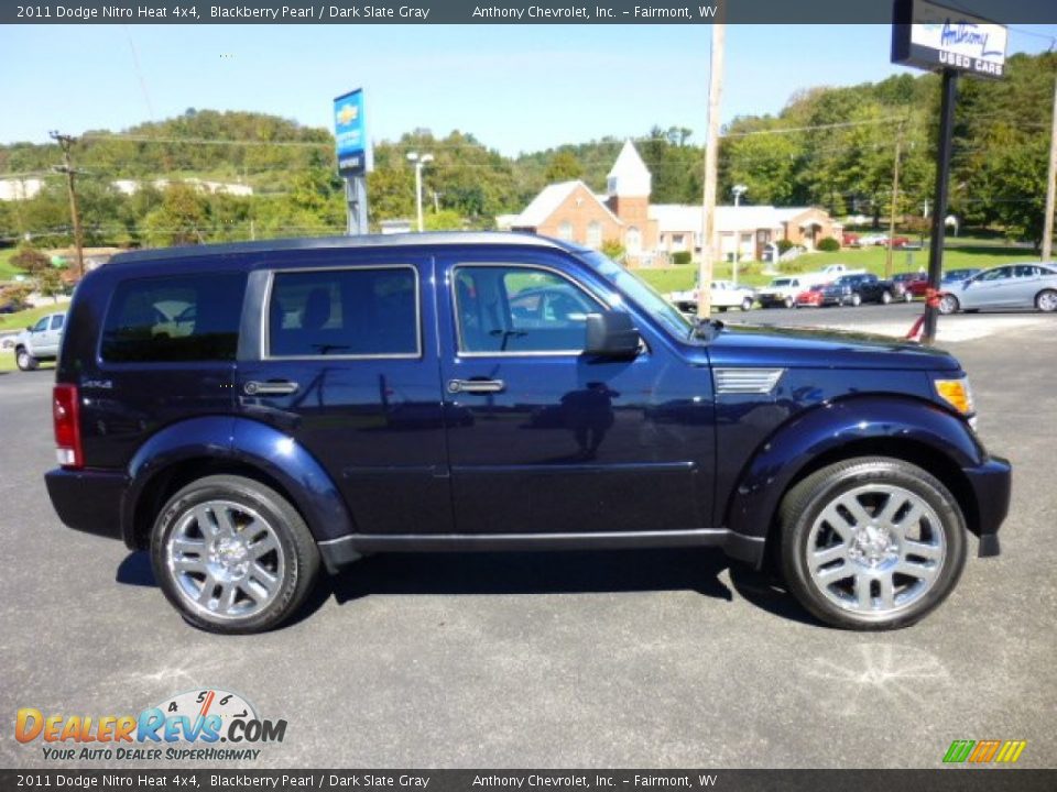 2011 Dodge Nitro Heat 4x4 Blackberry Pearl / Dark Slate Gray Photo #7