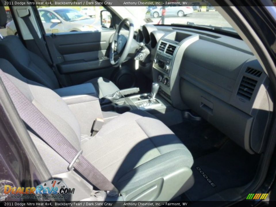 2011 Dodge Nitro Heat 4x4 Blackberry Pearl / Dark Slate Gray Photo #9