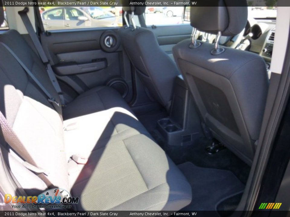 2011 Dodge Nitro Heat 4x4 Blackberry Pearl / Dark Slate Gray Photo #10