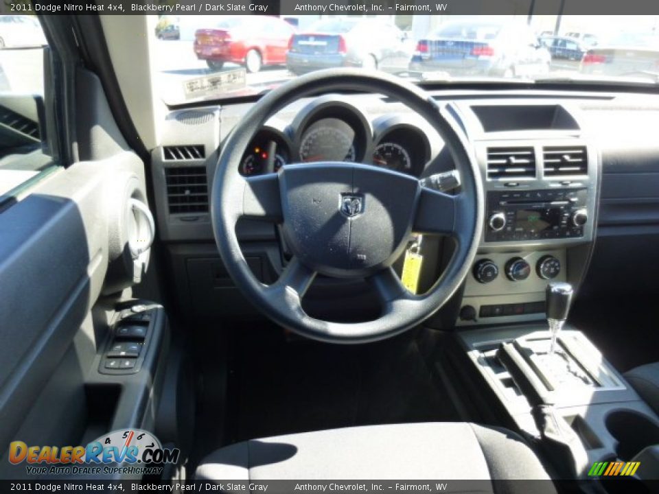2011 Dodge Nitro Heat 4x4 Blackberry Pearl / Dark Slate Gray Photo #13