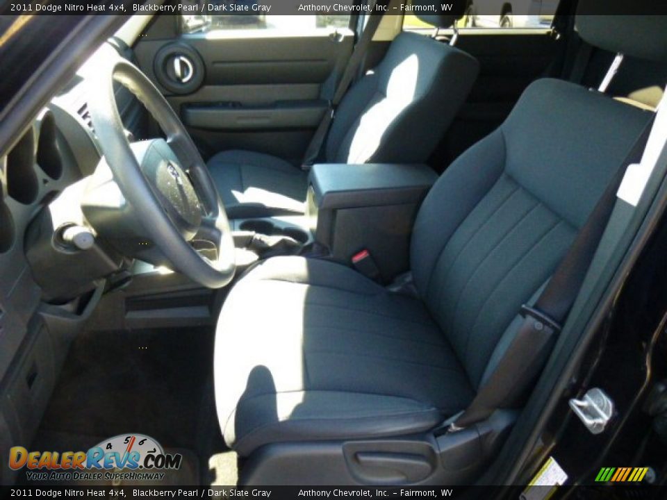 2011 Dodge Nitro Heat 4x4 Blackberry Pearl / Dark Slate Gray Photo #14