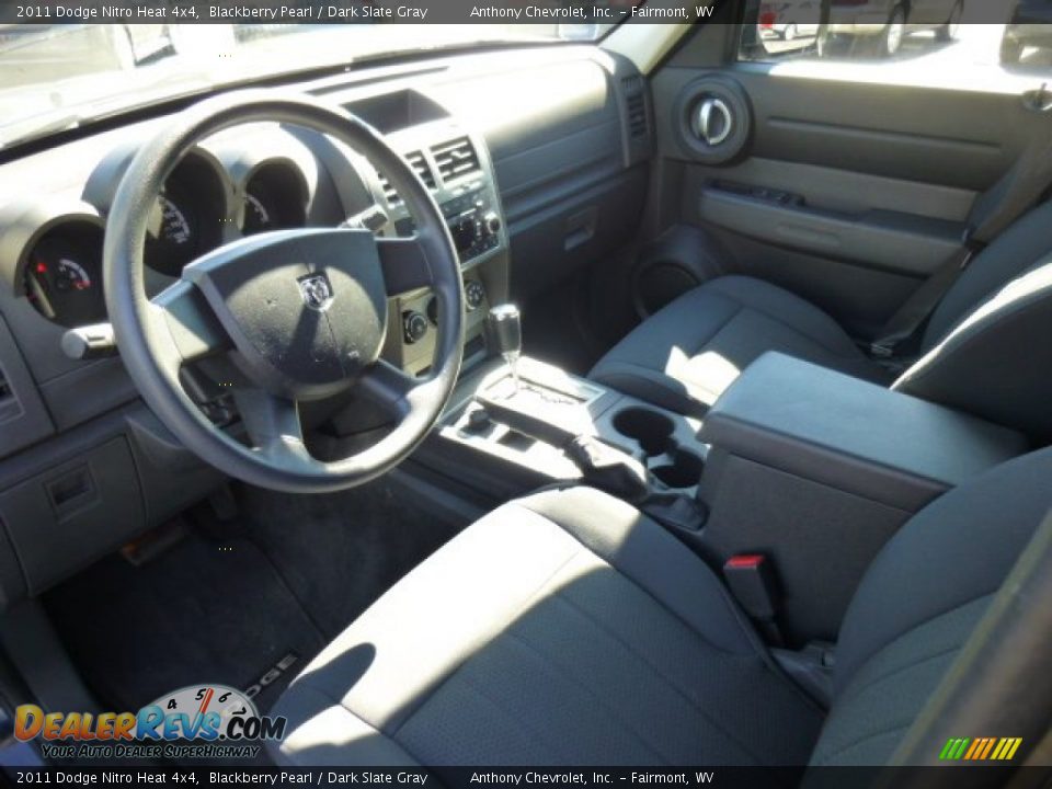 2011 Dodge Nitro Heat 4x4 Blackberry Pearl / Dark Slate Gray Photo #15