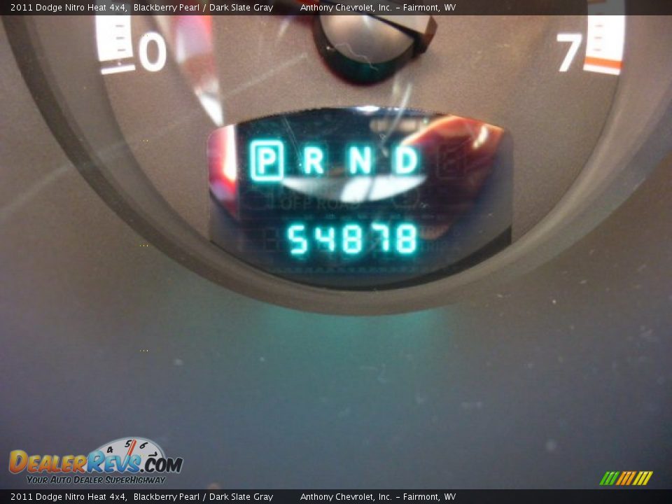 2011 Dodge Nitro Heat 4x4 Blackberry Pearl / Dark Slate Gray Photo #20