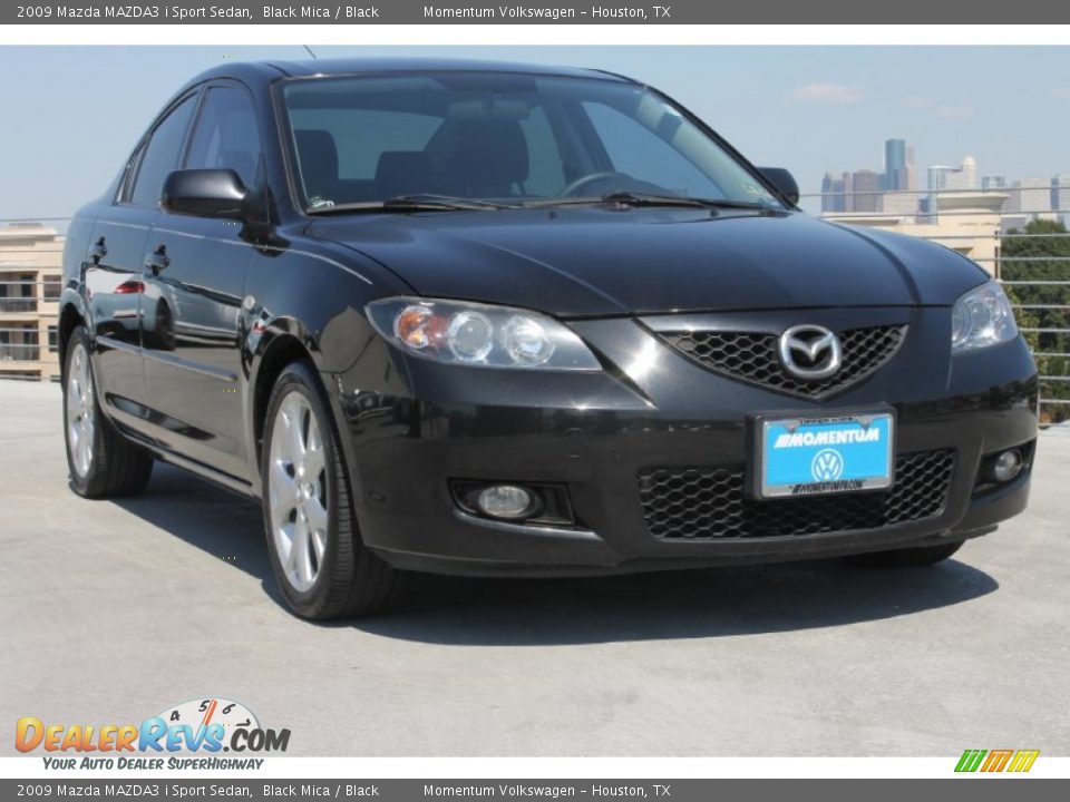2009 Mazda MAZDA3 i Sport Sedan Black Mica / Black Photo #1