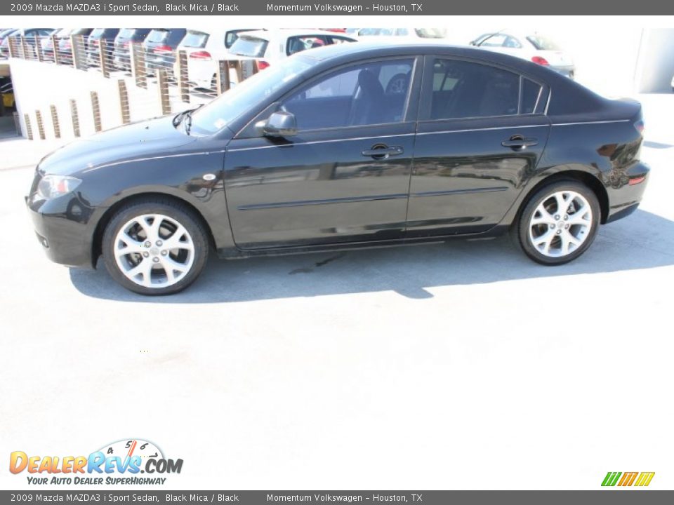 2009 Mazda MAZDA3 i Sport Sedan Black Mica / Black Photo #5