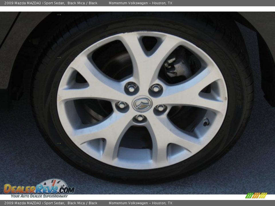 2009 Mazda MAZDA3 i Sport Sedan Black Mica / Black Photo #6