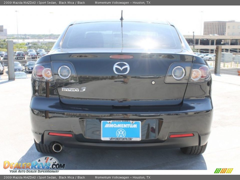 2009 Mazda MAZDA3 i Sport Sedan Black Mica / Black Photo #8
