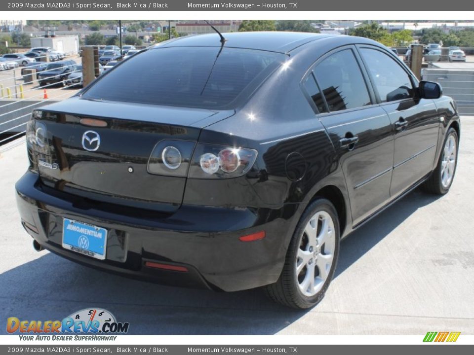 2009 Mazda MAZDA3 i Sport Sedan Black Mica / Black Photo #9