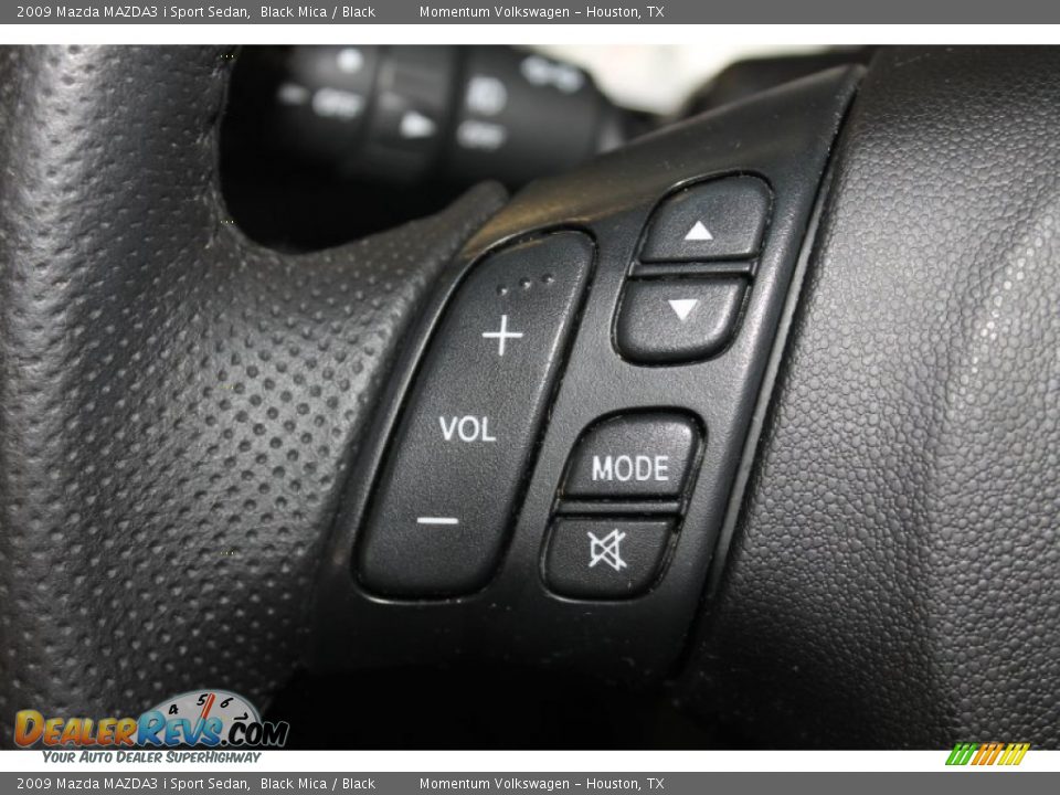 2009 Mazda MAZDA3 i Sport Sedan Black Mica / Black Photo #16