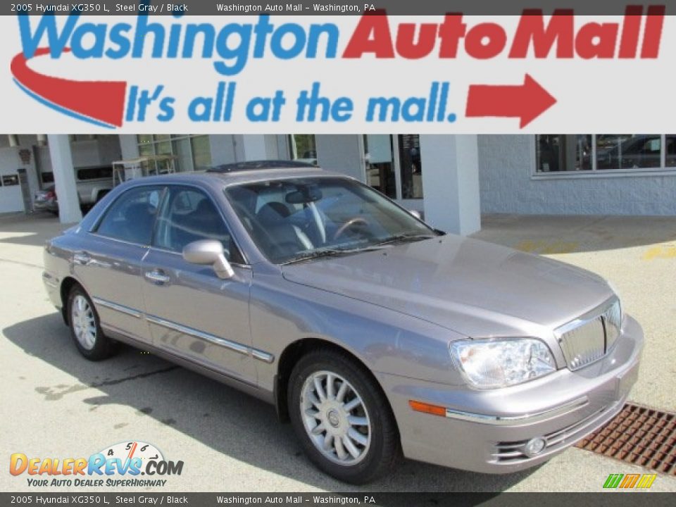 2005 Hyundai XG350 L Steel Gray / Black Photo #1