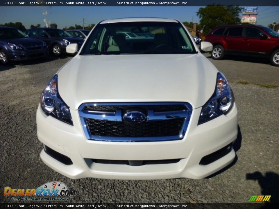 2014 Subaru Legacy 2.5i Premium Satin White Pearl / Ivory Photo #2