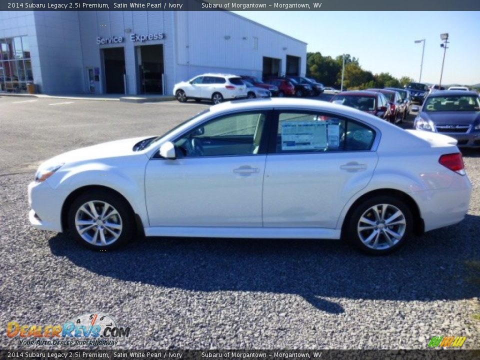 2014 Subaru Legacy 2.5i Premium Satin White Pearl / Ivory Photo #4