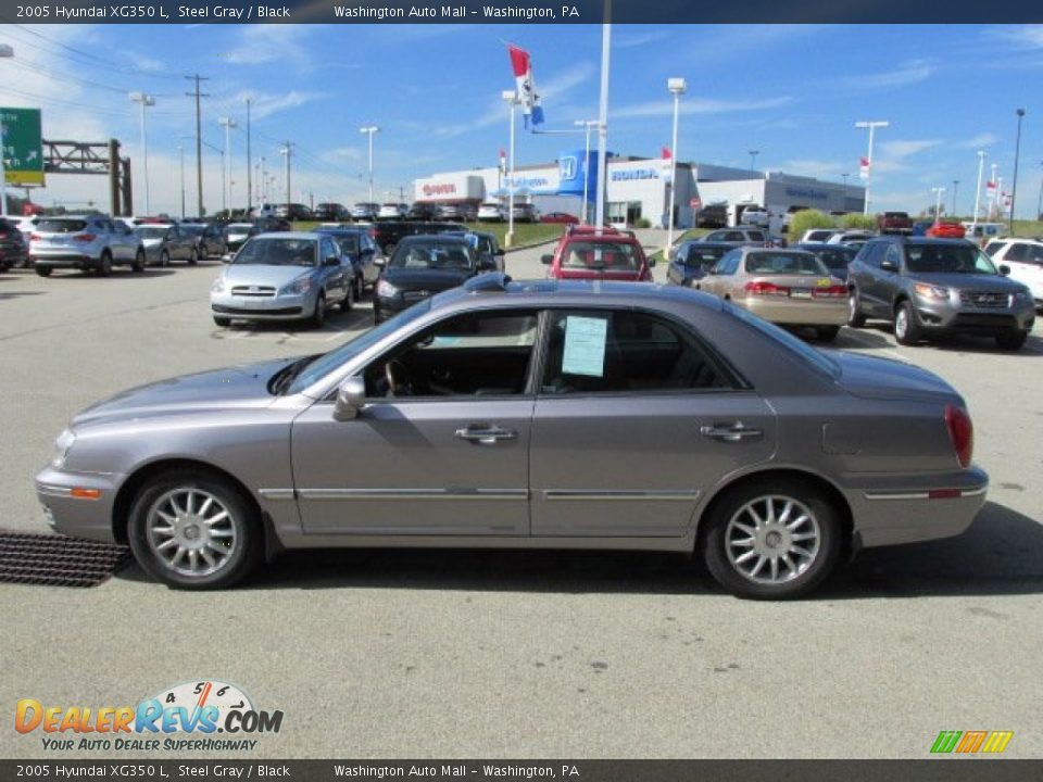 2005 Hyundai XG350 L Steel Gray / Black Photo #6