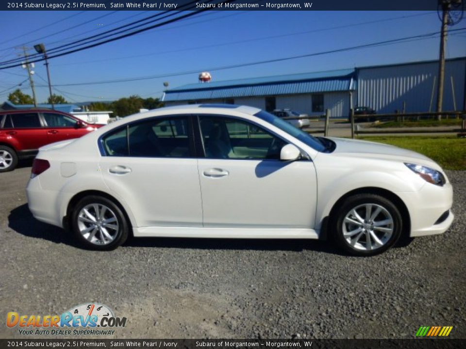 2014 Subaru Legacy 2.5i Premium Satin White Pearl / Ivory Photo #7