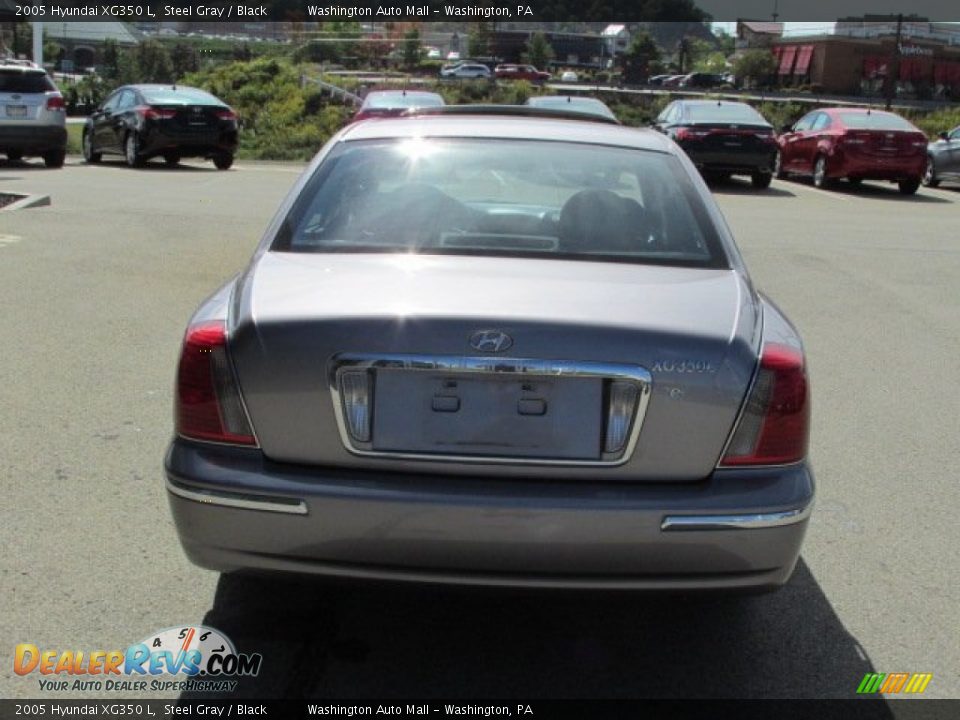 2005 Hyundai XG350 L Steel Gray / Black Photo #8