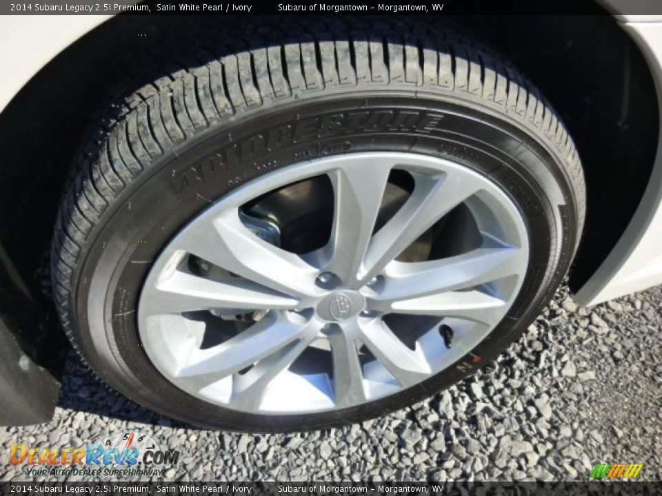 2014 Subaru Legacy 2.5i Premium Satin White Pearl / Ivory Photo #8