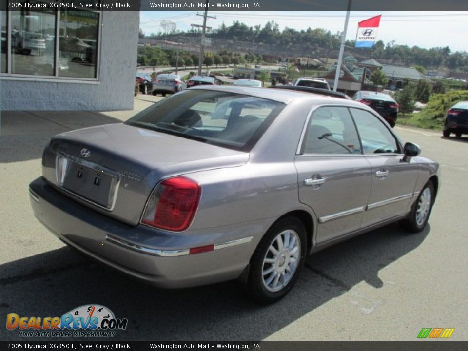 2005 Hyundai XG350 L Steel Gray / Black Photo #9