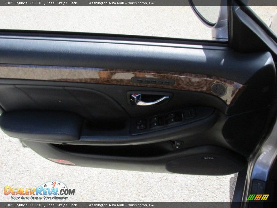 2005 Hyundai XG350 L Steel Gray / Black Photo #10