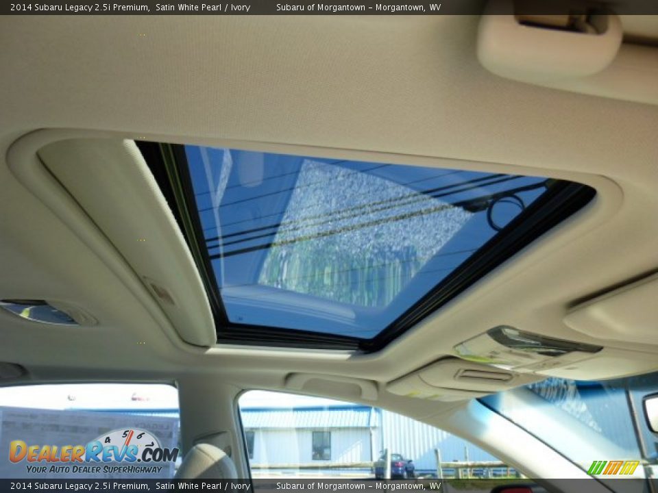 2014 Subaru Legacy 2.5i Premium Satin White Pearl / Ivory Photo #10
