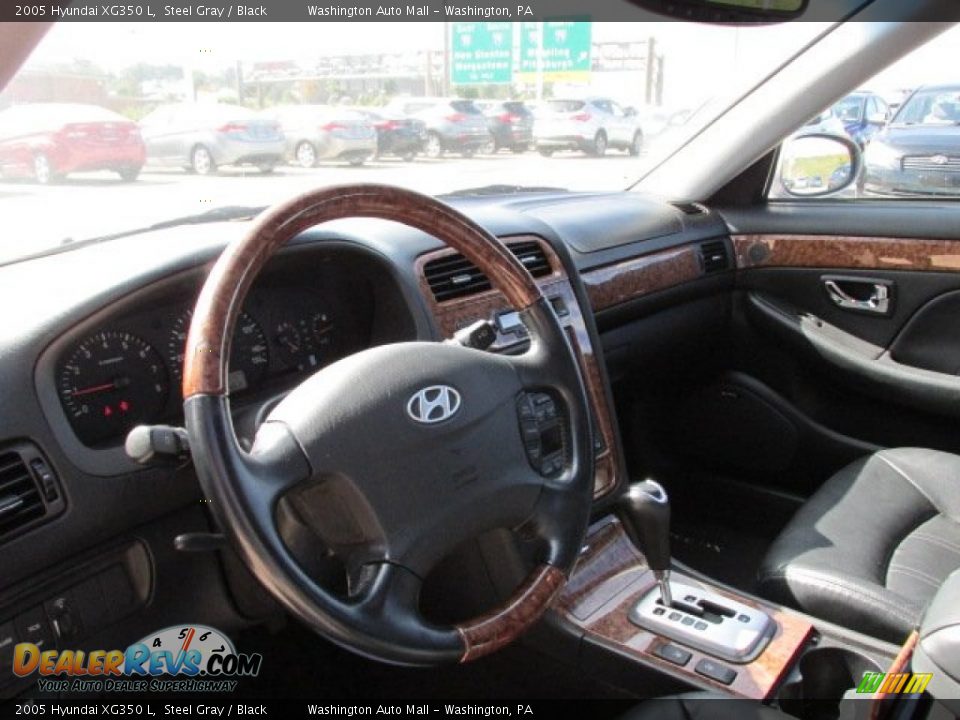 2005 Hyundai XG350 L Steel Gray / Black Photo #12