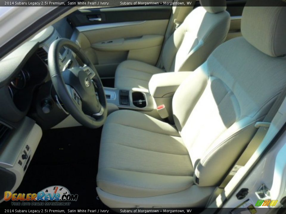 2014 Subaru Legacy 2.5i Premium Satin White Pearl / Ivory Photo #14