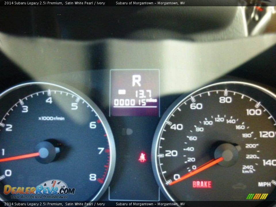 2014 Subaru Legacy 2.5i Premium Satin White Pearl / Ivory Photo #20