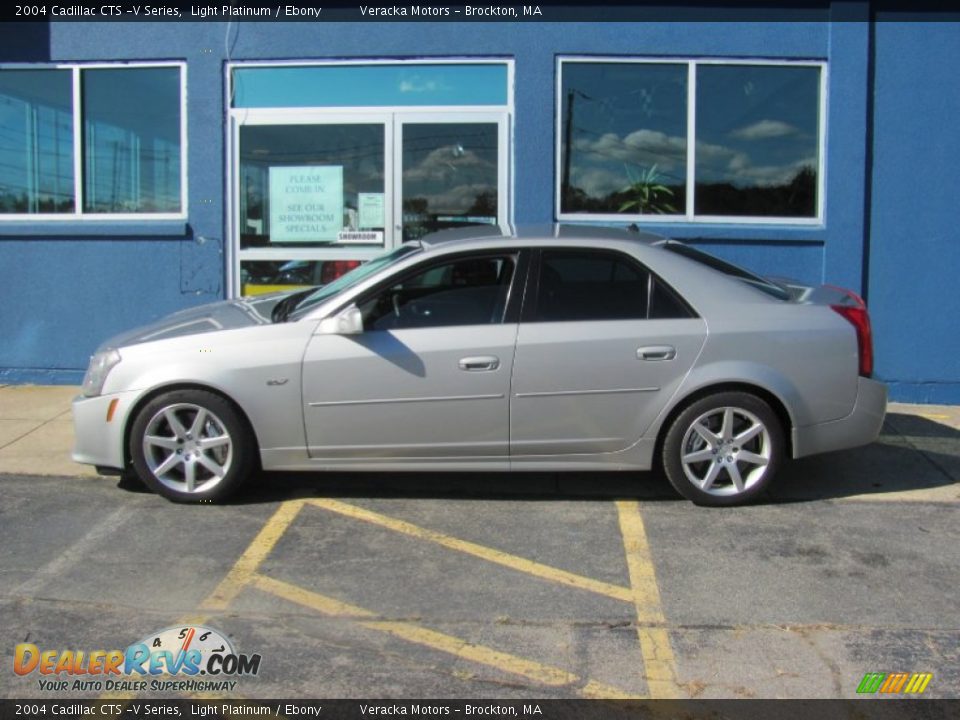2004 Cadillac CTS -V Series Light Platinum / Ebony Photo #3