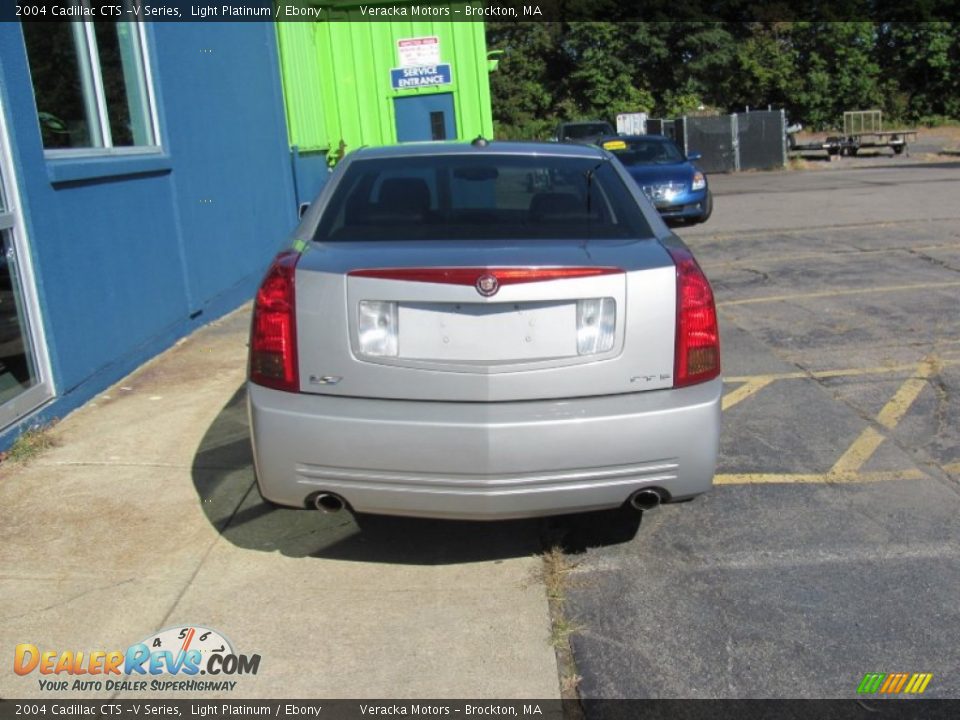 2004 Cadillac CTS -V Series Light Platinum / Ebony Photo #5