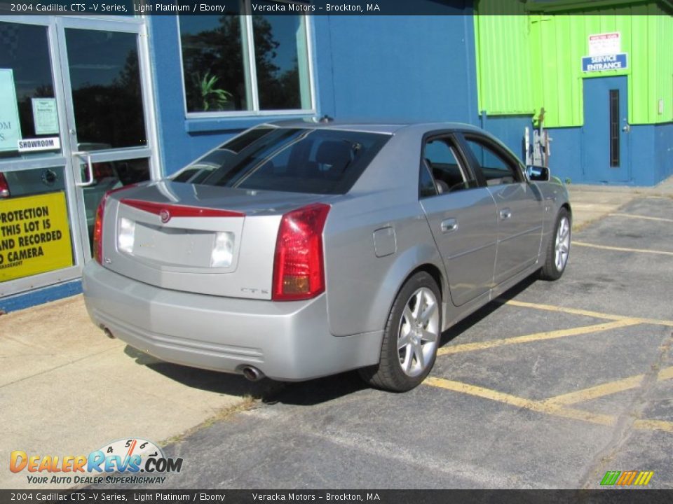2004 Cadillac CTS -V Series Light Platinum / Ebony Photo #6