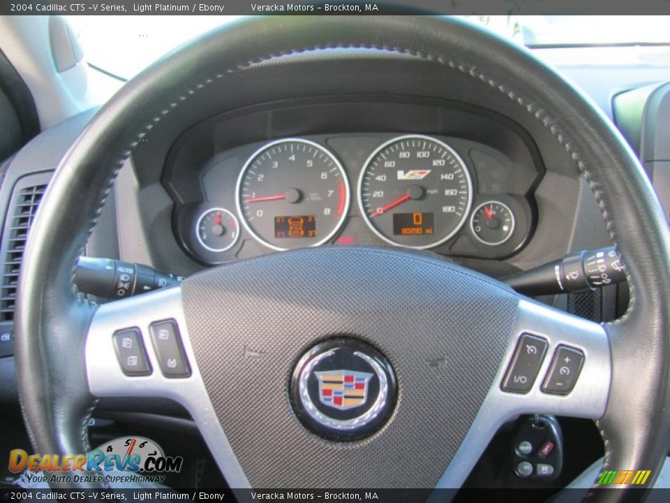 2004 Cadillac CTS -V Series Light Platinum / Ebony Photo #17