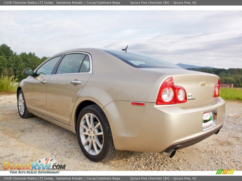 2008 Chevrolet Malibu LTZ Sedan Sandstone Metallic / Cocoa/Cashmere Beige Photo #3