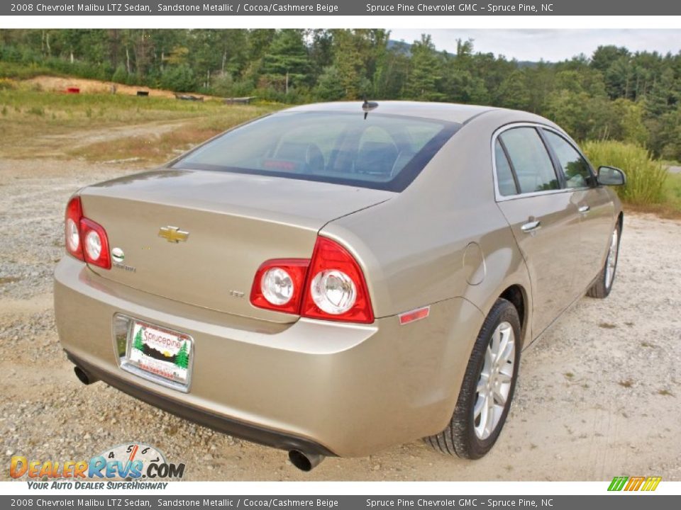 2008 Chevrolet Malibu LTZ Sedan Sandstone Metallic / Cocoa/Cashmere Beige Photo #4