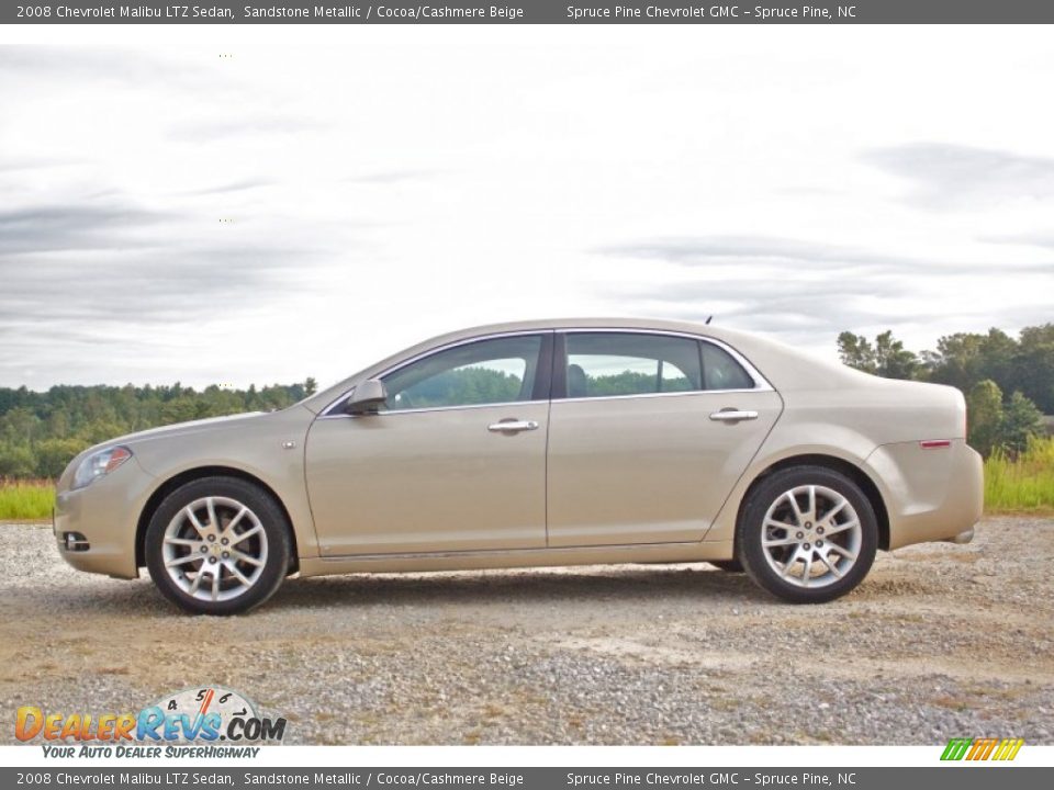 Sandstone Metallic 2008 Chevrolet Malibu LTZ Sedan Photo #5