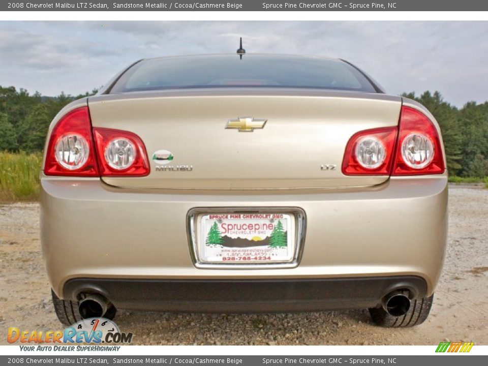 2008 Chevrolet Malibu LTZ Sedan Sandstone Metallic / Cocoa/Cashmere Beige Photo #7