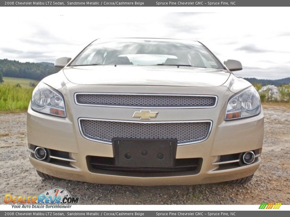 2008 Chevrolet Malibu LTZ Sedan Sandstone Metallic / Cocoa/Cashmere Beige Photo #10