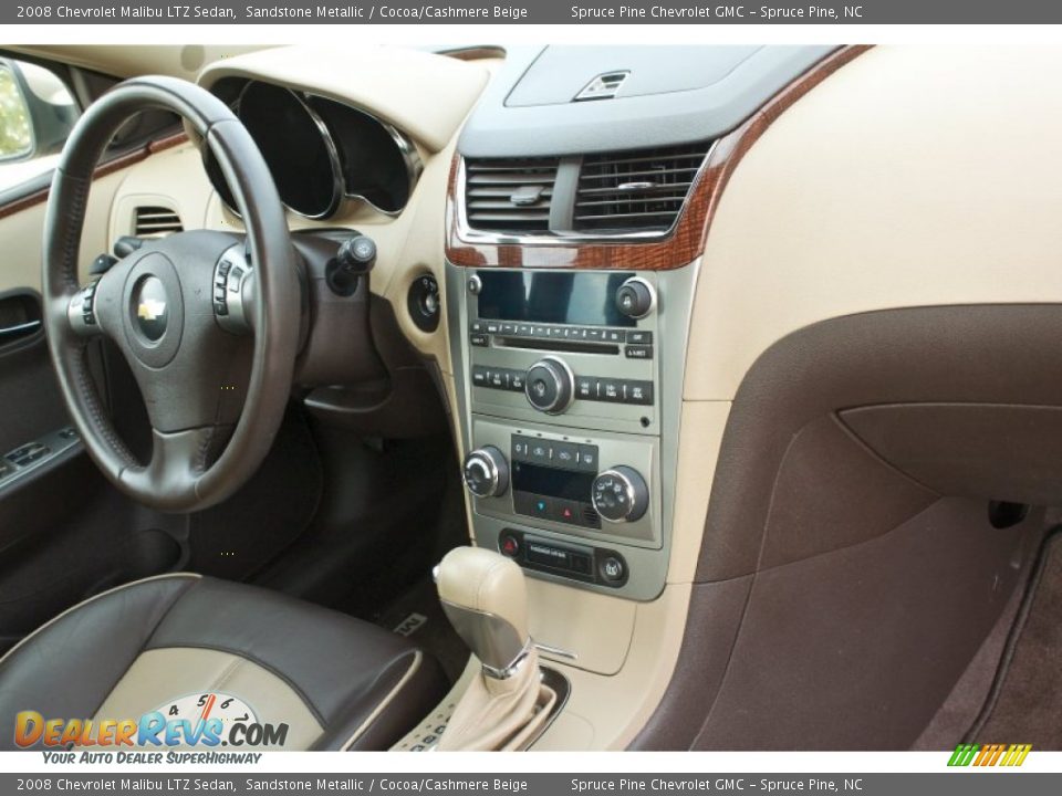 2008 Chevrolet Malibu LTZ Sedan Sandstone Metallic / Cocoa/Cashmere Beige Photo #14