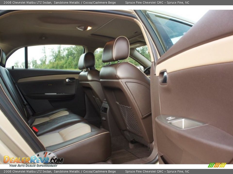 2008 Chevrolet Malibu LTZ Sedan Sandstone Metallic / Cocoa/Cashmere Beige Photo #15