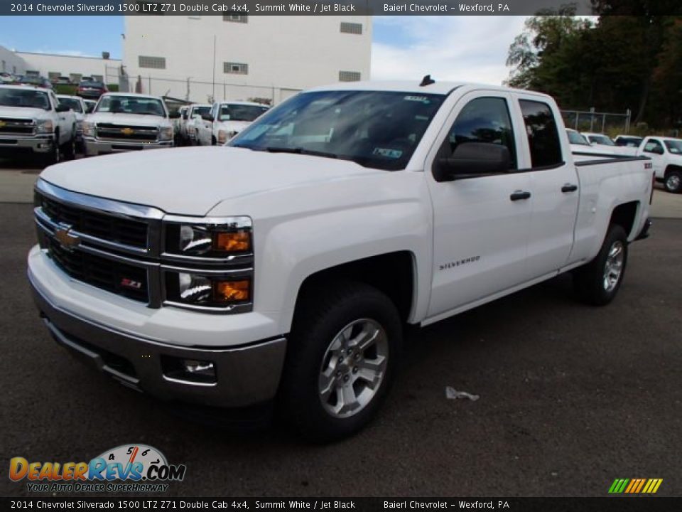 2014 Chevrolet Silverado 1500 LTZ Z71 Double Cab 4x4 Summit White / Jet Black Photo #2