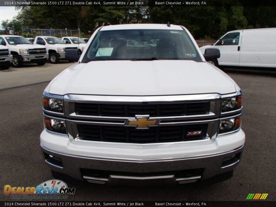 2014 Chevrolet Silverado 1500 LTZ Z71 Double Cab 4x4 Summit White / Jet Black Photo #3