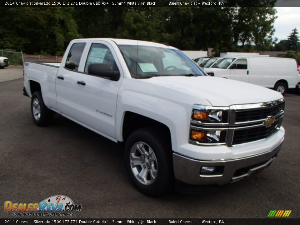 2014 Chevrolet Silverado 1500 LTZ Z71 Double Cab 4x4 Summit White / Jet Black Photo #4