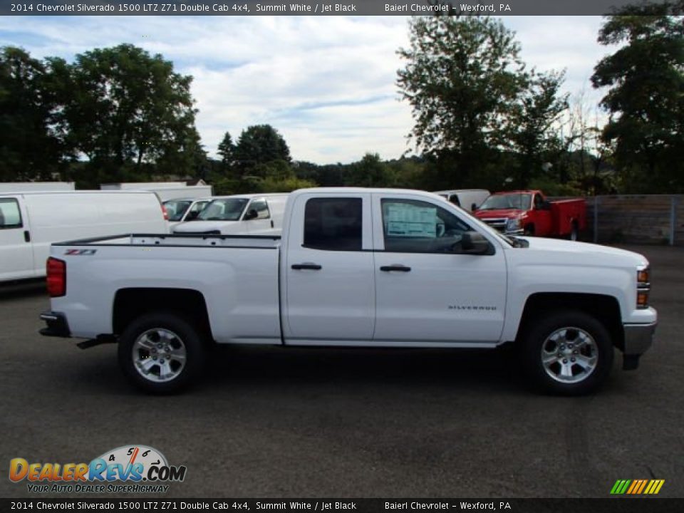 2014 Chevrolet Silverado 1500 LTZ Z71 Double Cab 4x4 Summit White / Jet Black Photo #5