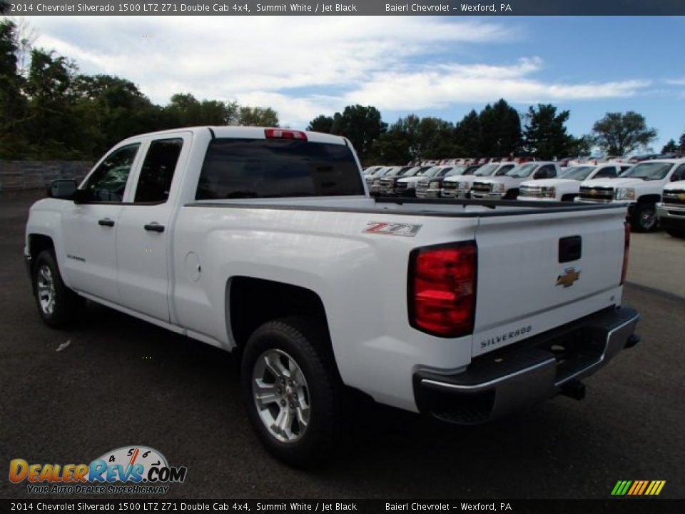 2014 Chevrolet Silverado 1500 LTZ Z71 Double Cab 4x4 Summit White / Jet Black Photo #8