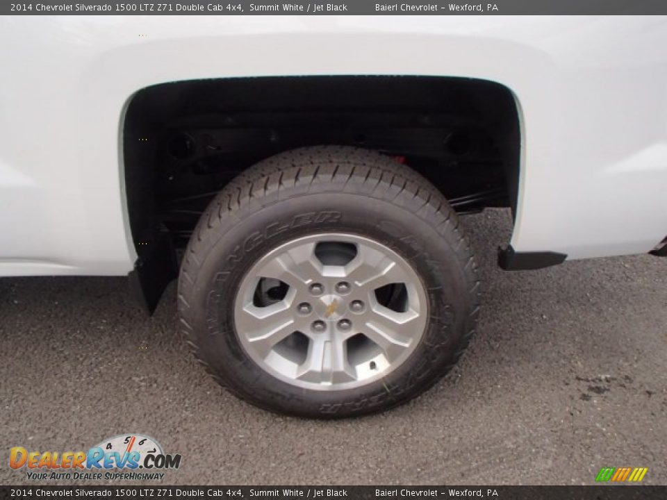 2014 Chevrolet Silverado 1500 LTZ Z71 Double Cab 4x4 Summit White / Jet Black Photo #9