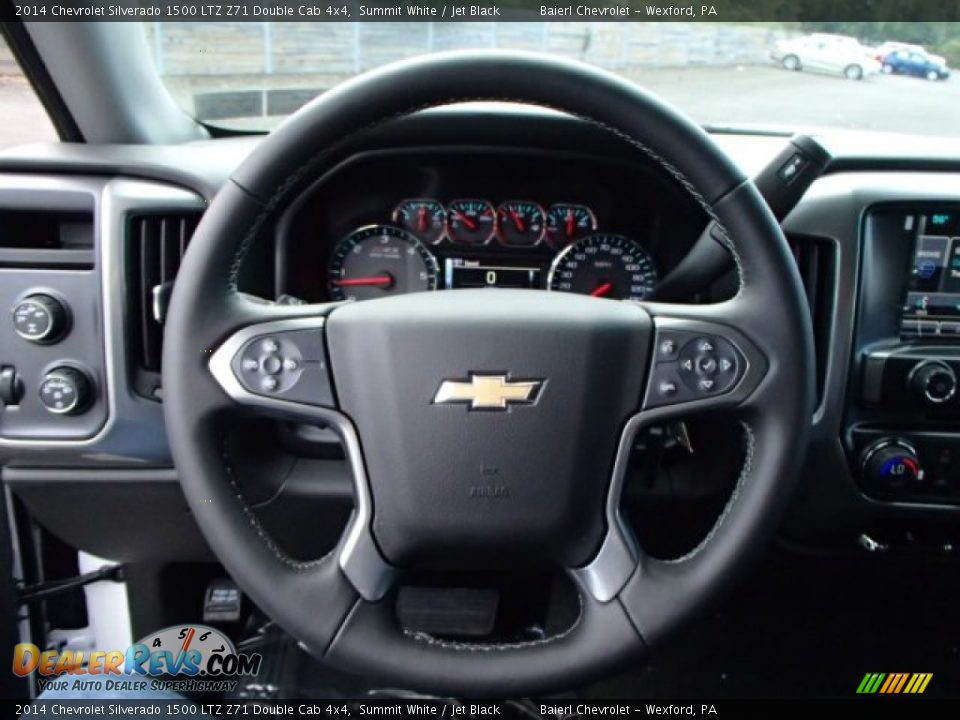 2014 Chevrolet Silverado 1500 LTZ Z71 Double Cab 4x4 Summit White / Jet Black Photo #18