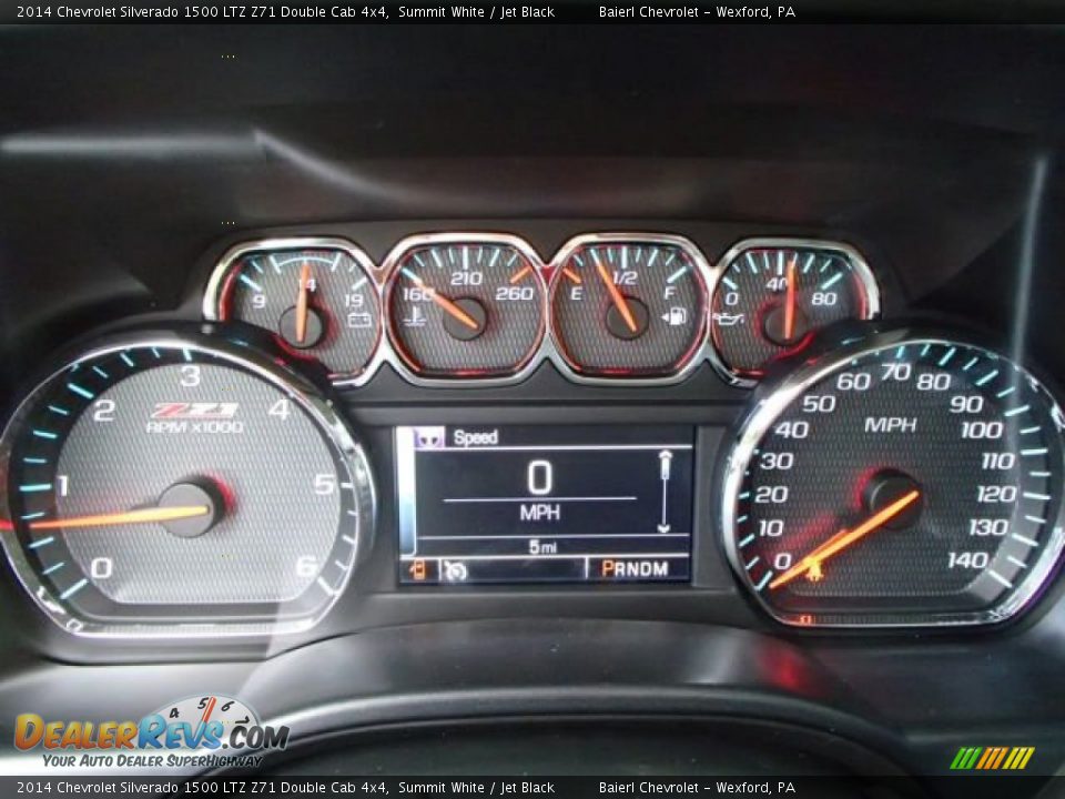 2014 Chevrolet Silverado 1500 LTZ Z71 Double Cab 4x4 Summit White / Jet Black Photo #19