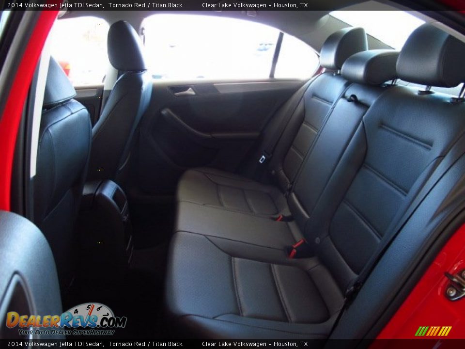 2014 Volkswagen Jetta TDI Sedan Tornado Red / Titan Black Photo #12