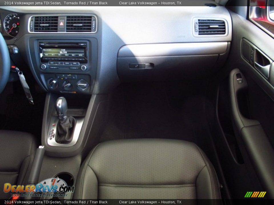 2014 Volkswagen Jetta TDI Sedan Tornado Red / Titan Black Photo #14