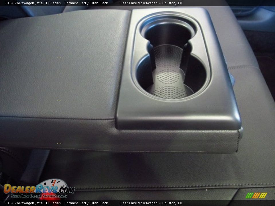 2014 Volkswagen Jetta TDI Sedan Tornado Red / Titan Black Photo #15