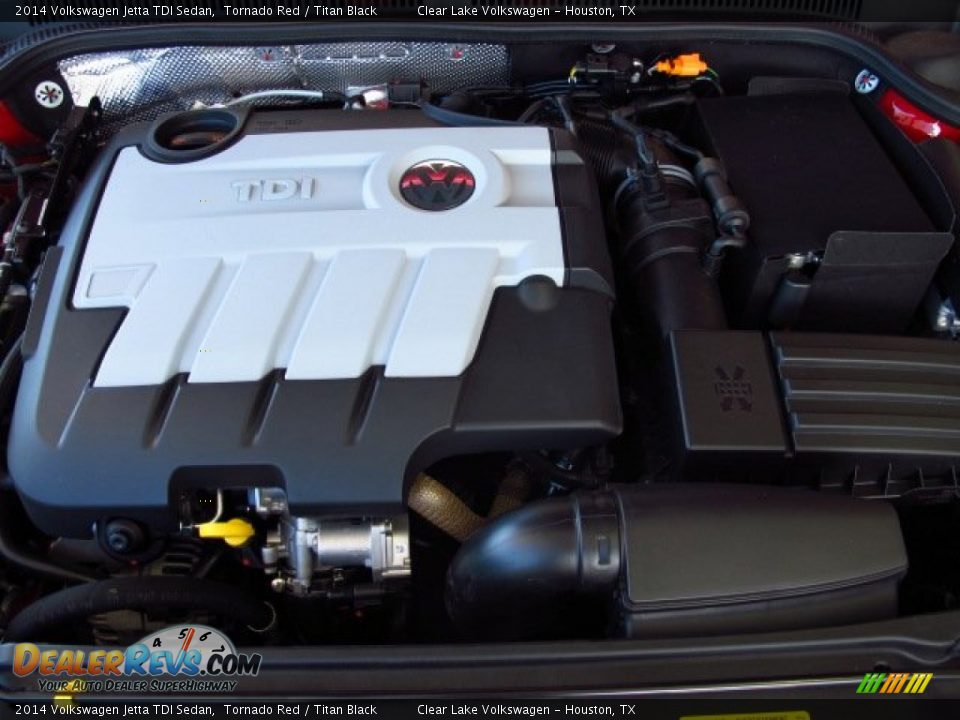 2014 Volkswagen Jetta TDI Sedan Tornado Red / Titan Black Photo #20