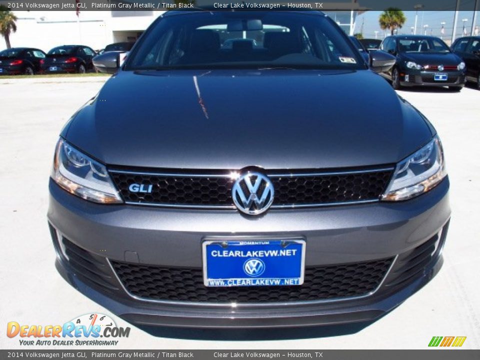 2014 Volkswagen Jetta GLI Platinum Gray Metallic / Titan Black Photo #2